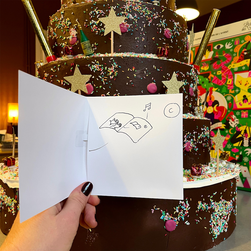 Pack : Vinyl + carte de voeux d’anniversaire personnalisée