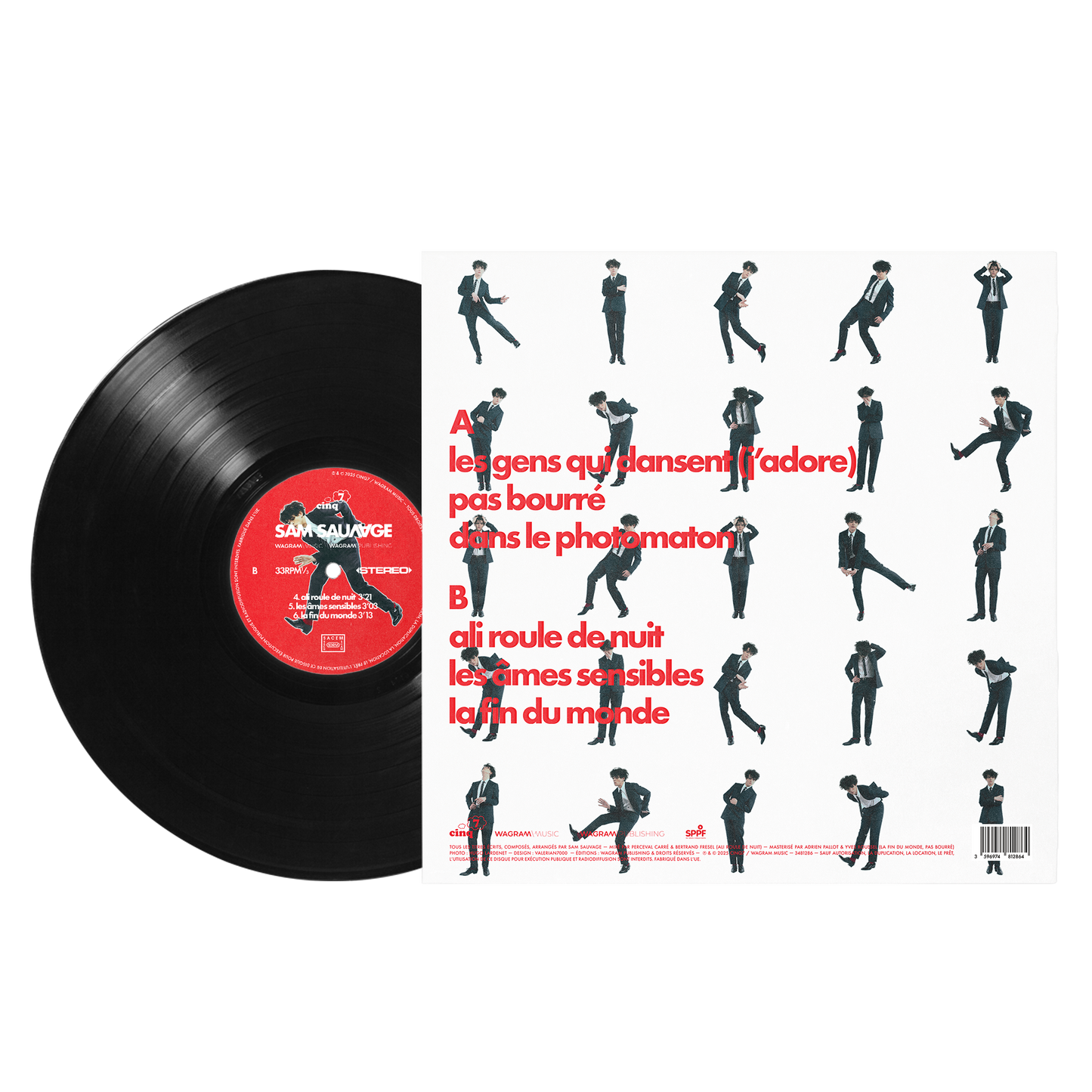 Pack vinyle + T-shirt | EP Sam Sauvage