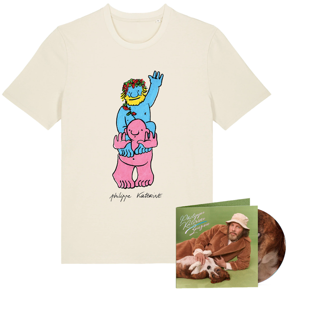 Pack : CD + t-shirt dessiné par Philippe Katerine