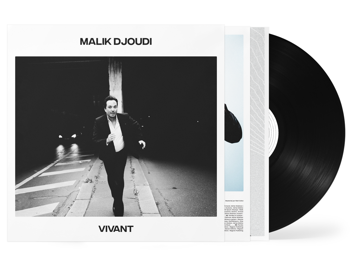 Vinyle édition collector + poster dédicacé | Nouvel album Vivant | Malik Djoudi