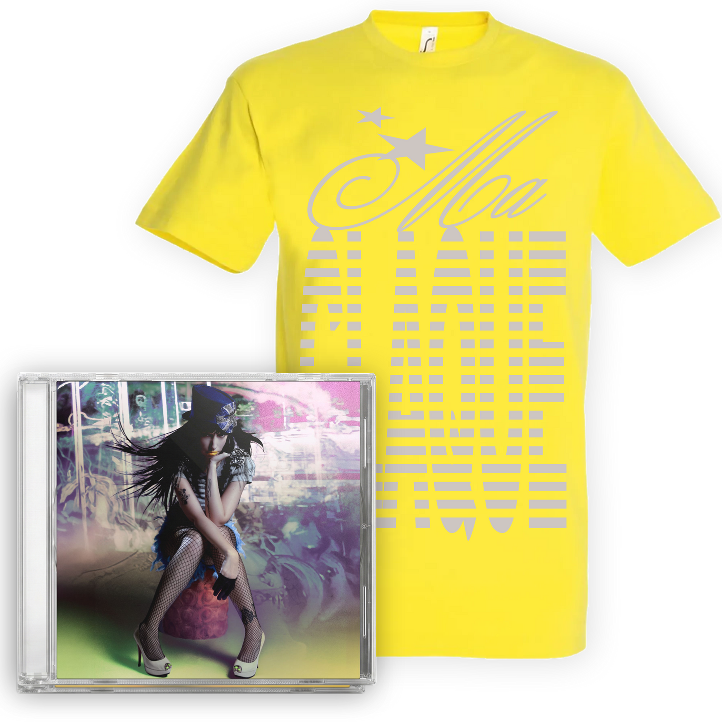 Pack CD  / CD ALTERNATIF ED LIMITÉE + Tshirt Jaune | Kalika