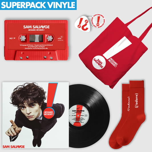 Superpack: Vinyl, Cassette, Socks, Tote Bag, Badge &amp; Guitar Pick (includes autographed poster)