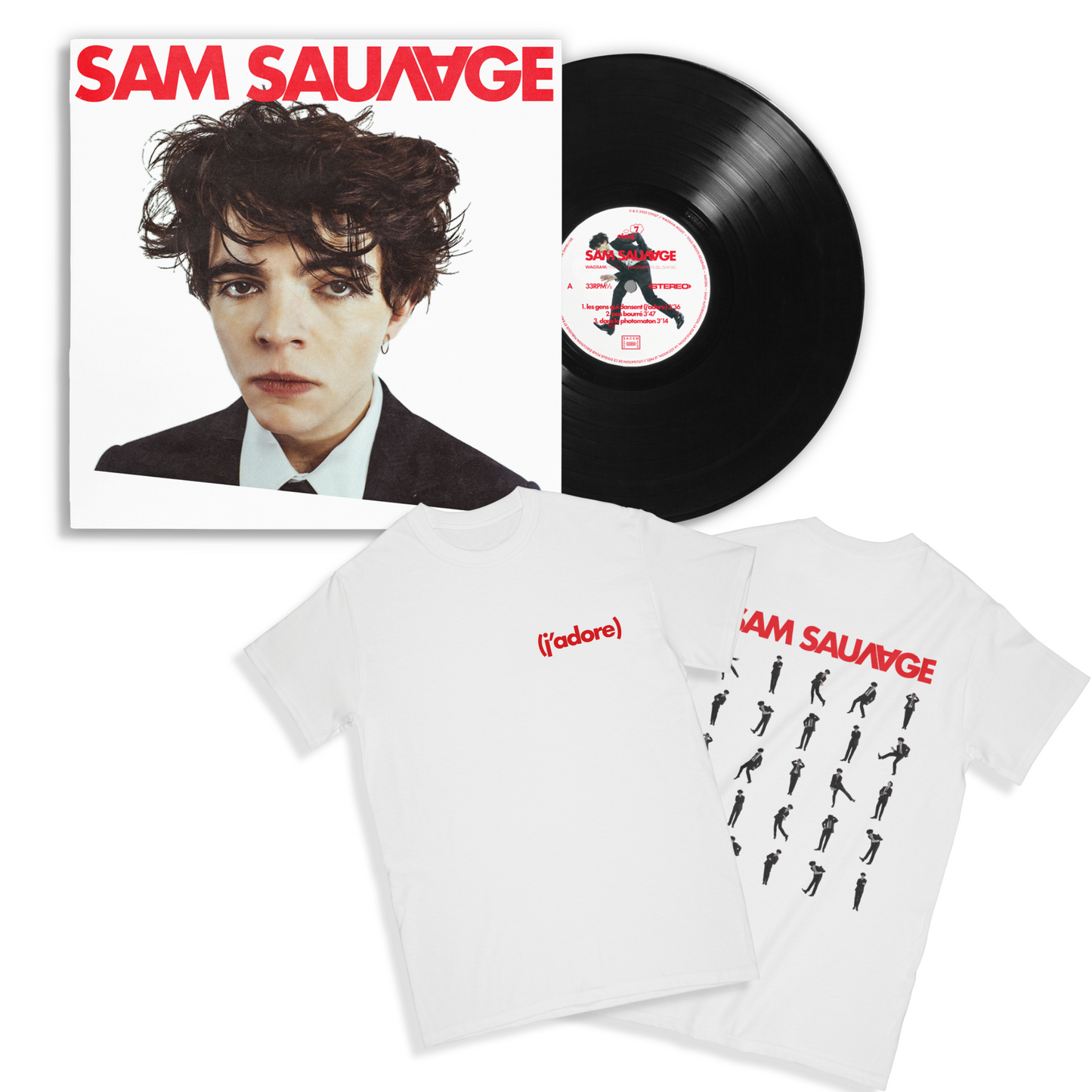 Pack vinyle + T-shirt | EP Sam Sauvage