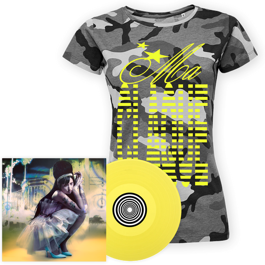 Pack Vinyle + Tshirt Camouflage "MA CLAQUE" | Kalika