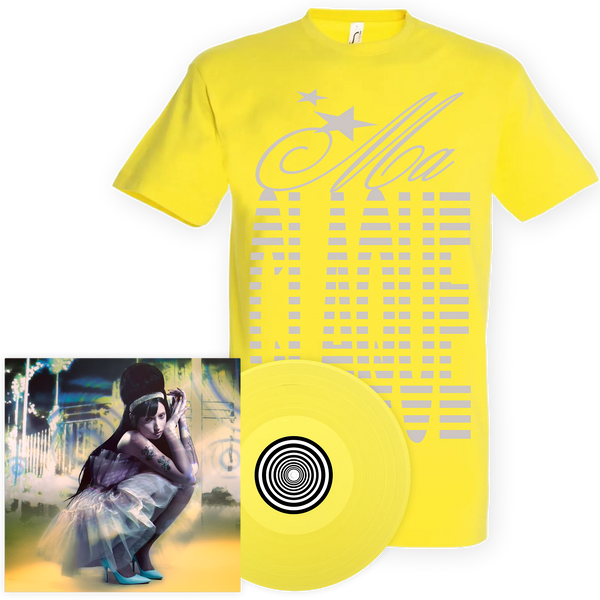 Pack Vinyle + Tshirt Jaune "MA CLAQUE" | Kalika