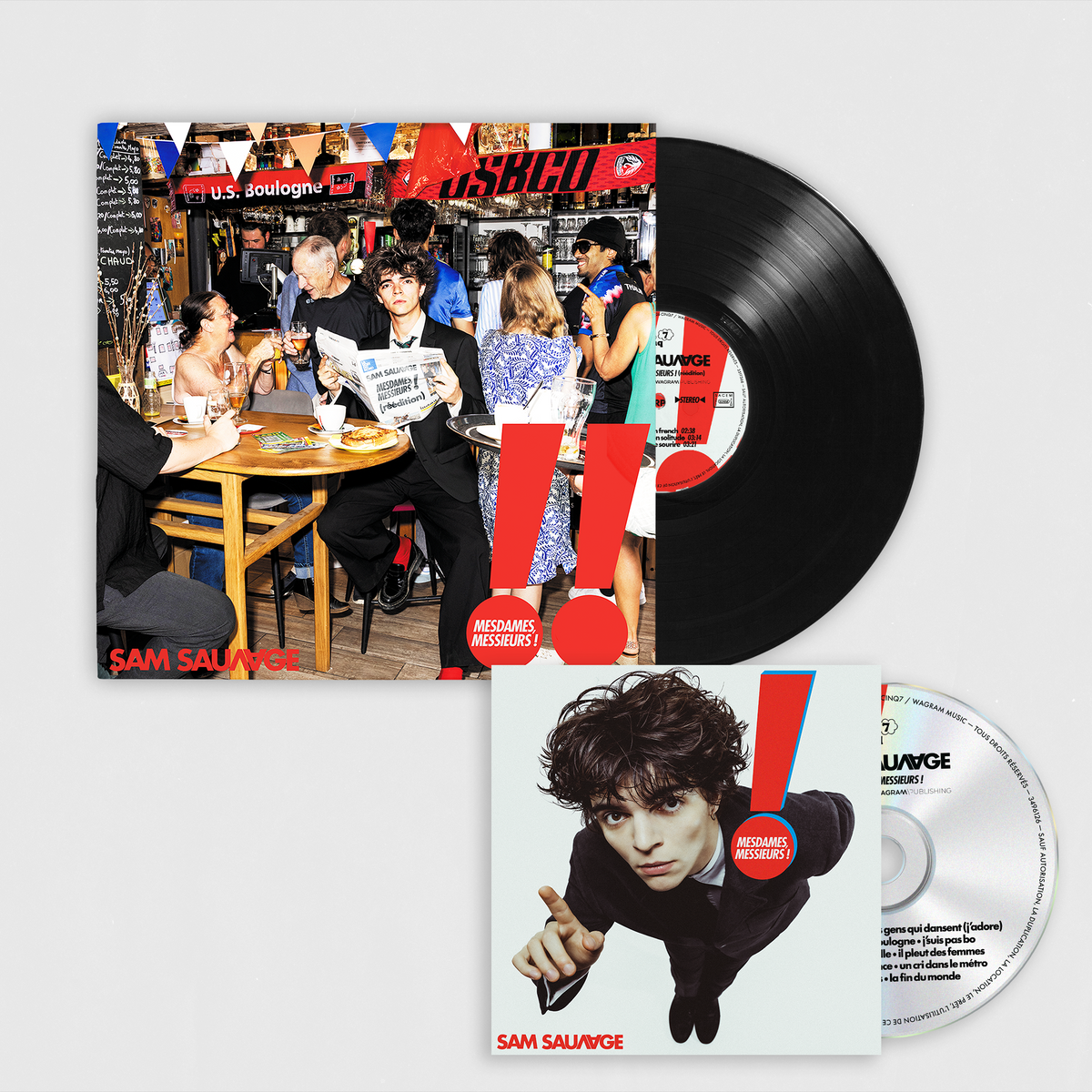 Vinyle simple + CD | Nouvelle édition Album Mesdames, Messieurs !