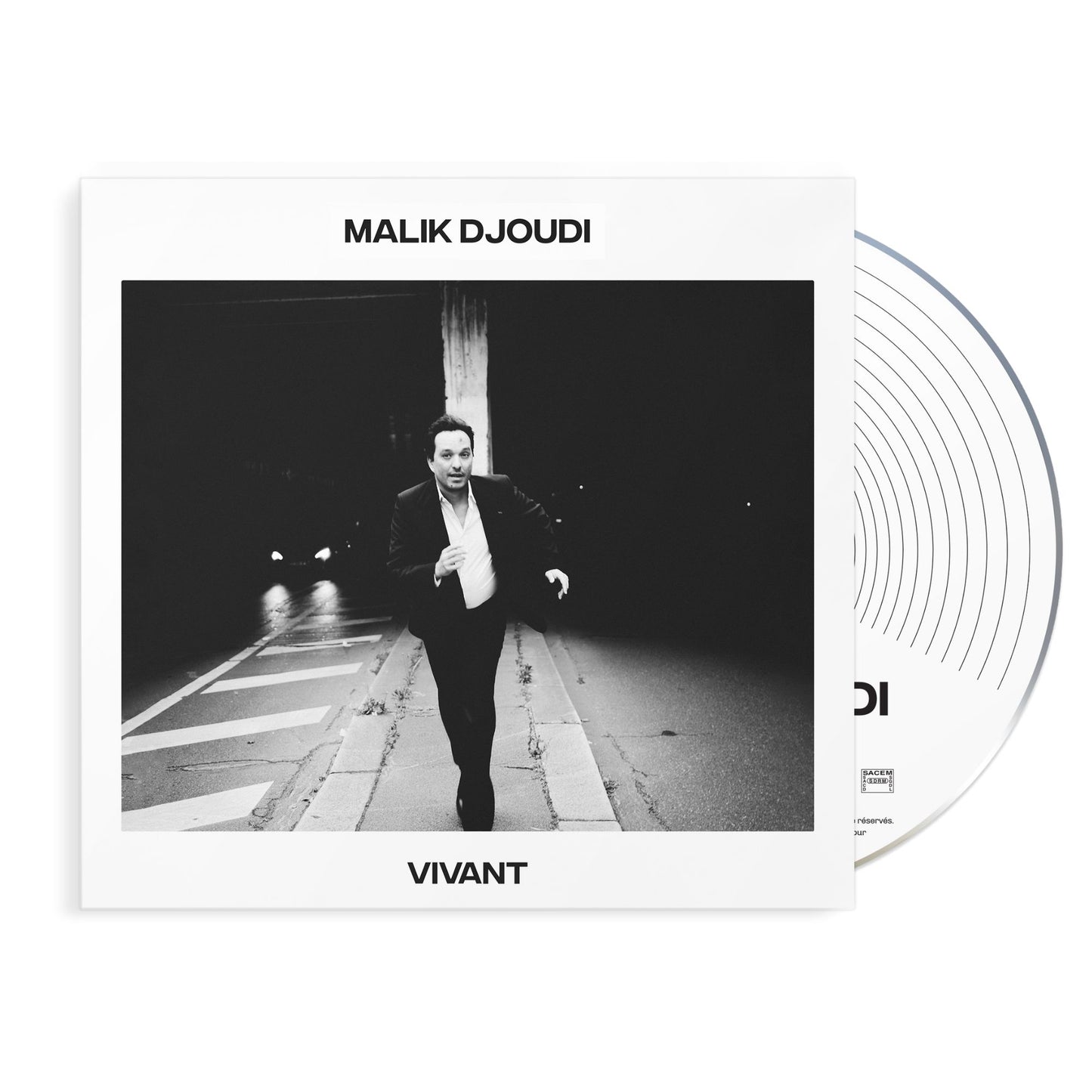 CD dédicacé | Nouvel album Vivant | Malik Djoudi