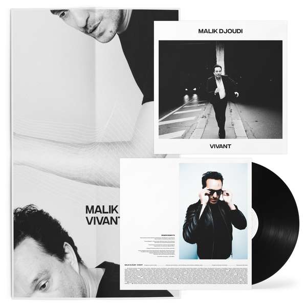 Vinyle édition collector + poster dédicacé | Nouvel album Vivant | Malik Djoudi